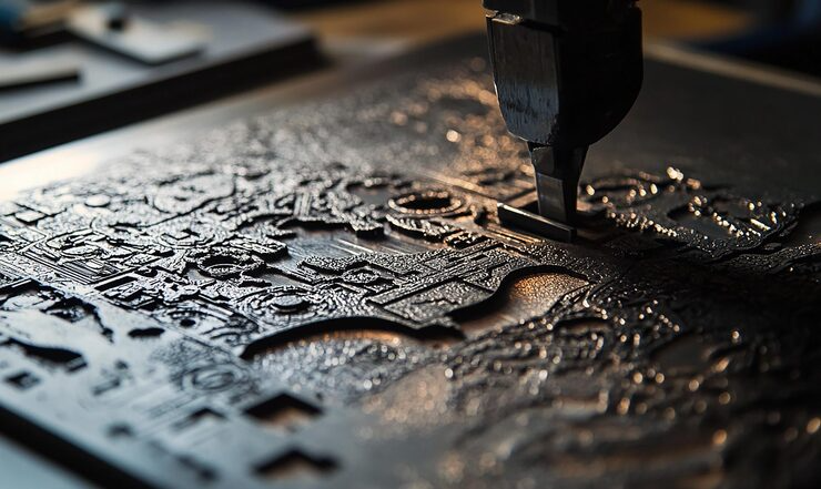 custom metal etching